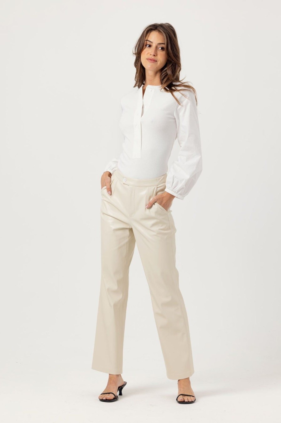 Women We Are Sundays Shirts & Blouses | Gwen Top White