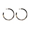 Women Sheila Fajl Earrings | Burnished Small Everybody'S Favorite Hoop Gunmetal