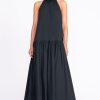 Women STAUD Vacation | Midi Marlowe Dress Black