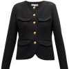 Women Veronica Beard Blazers | Kensington Knit Jacket Black