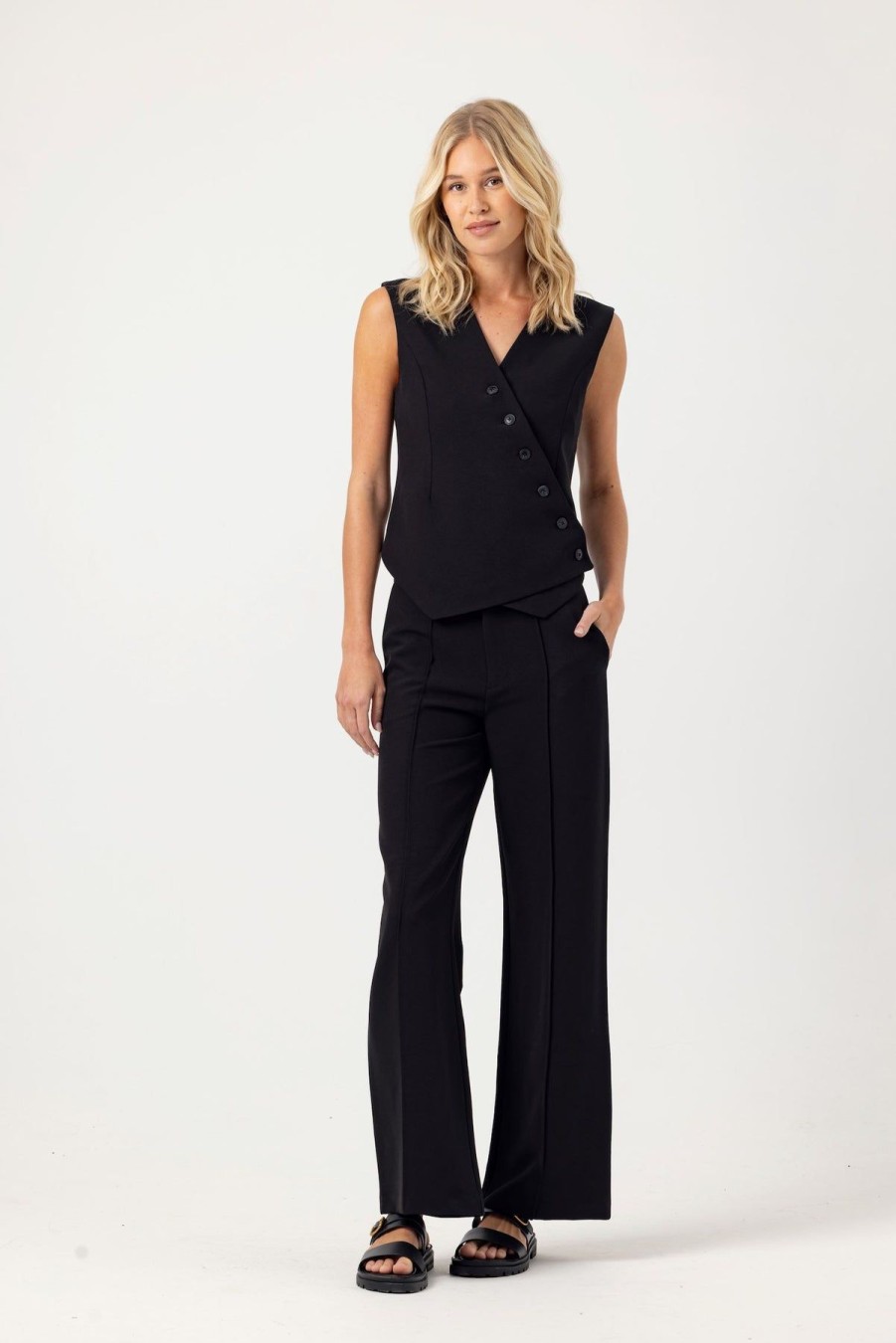 Women We Are Sundays Shirts & Blouses | Nori Vest Black