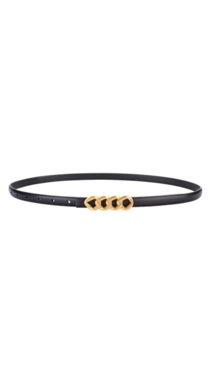 Women Uniquities Belts | Quad Chain Belt In Black