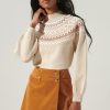 Women Anna Rae Sweaters | Eliza Sweater Oatmeal