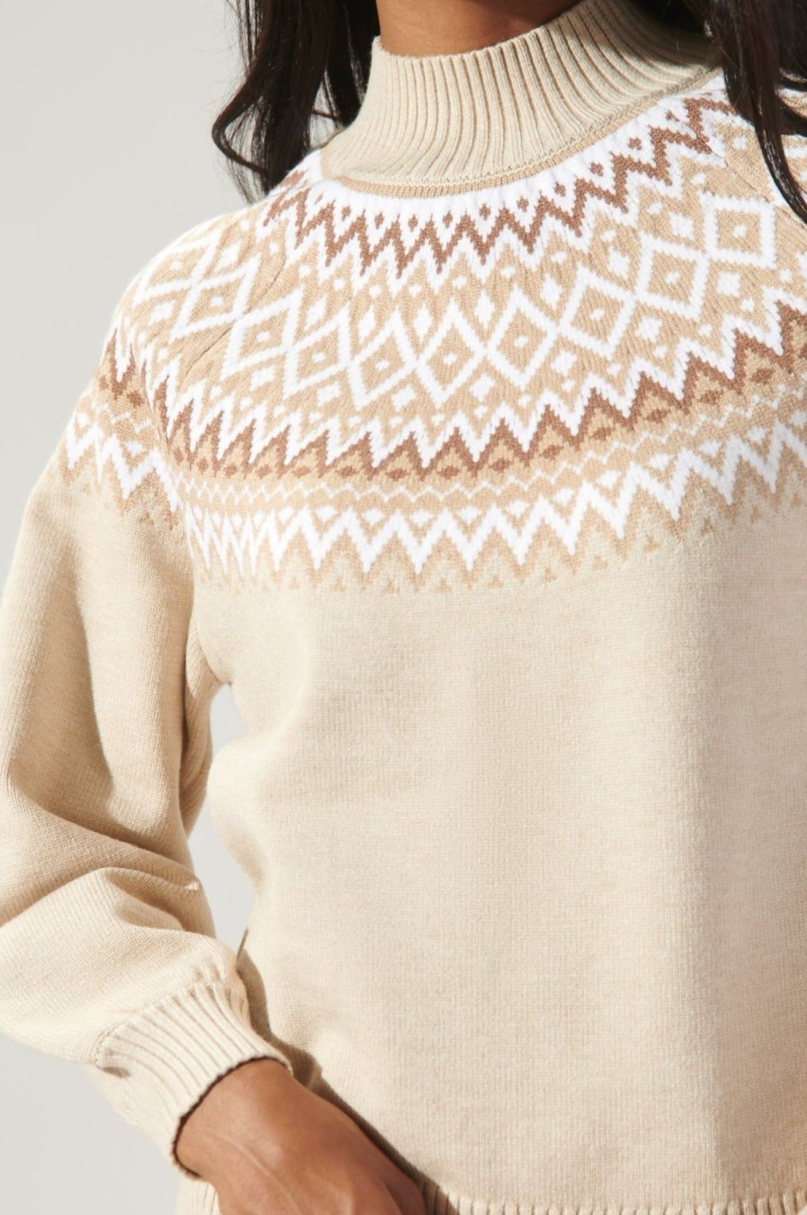 Women Anna Rae Sweaters | Eliza Sweater Oatmeal