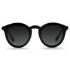 Women Krewe Sunglasses | Collins Nylon Black + Black Crystal