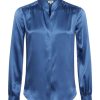 Women L'AGENCE Shirts & Blouses | Bianca Blouse Blue Horizon