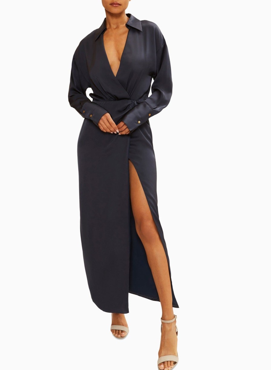 Women Ramy Brook Wedding Guest | Aurora Dress Navy