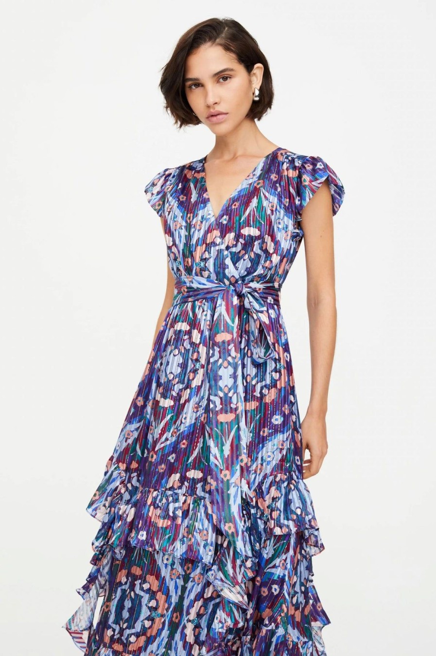 Women Marie Oliver Wedding Guest | Uma Dress Aster Trellis