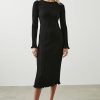 Women Rails Midi & Maxi | Marin Knit Dress Black