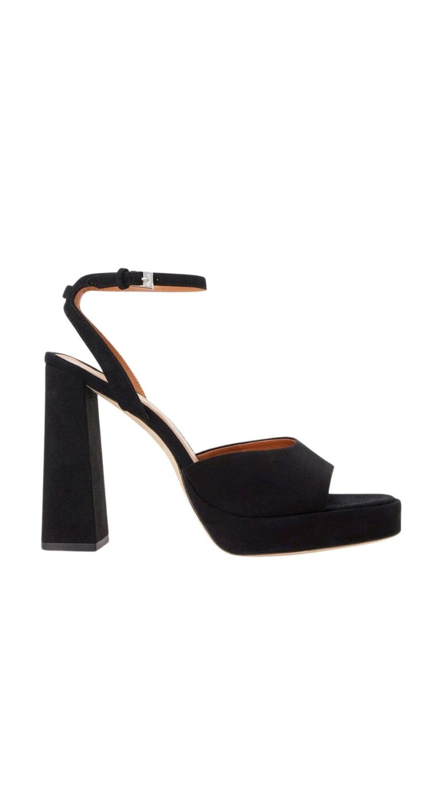 Women STAUD Heels | Solange Platform Black