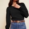 Women NATION LTD Shirts & Blouses | Floris Tie Back Top Jet Black