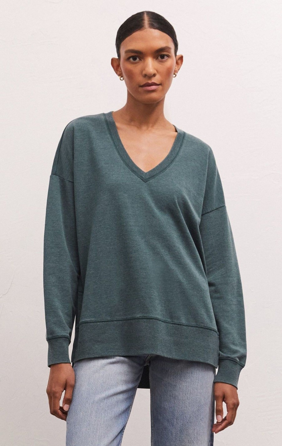 Women Z Supply | Modern V Neck Weekender Abyss