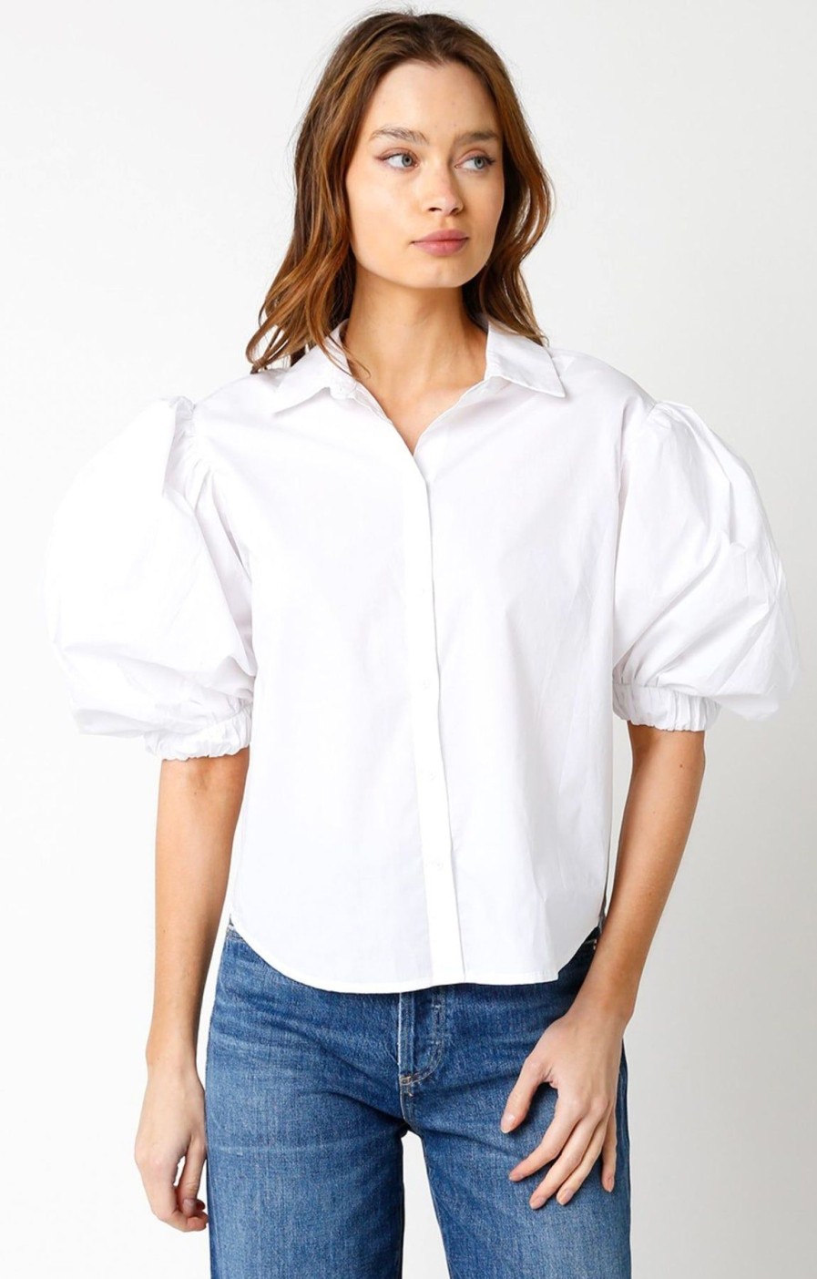 Women Spencer & Ella Shirts & Blouses | Tula Top White