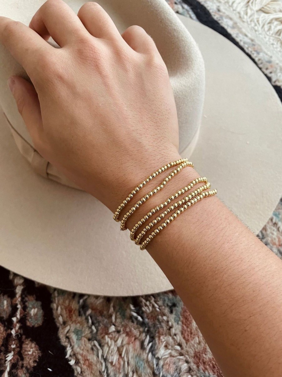 Women Erin Gray Bracelets | 3Mm 14K Gold Filled Bracelet