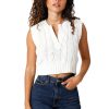 Women Kendall Lane Sweaters | Jules Sweater Vest White