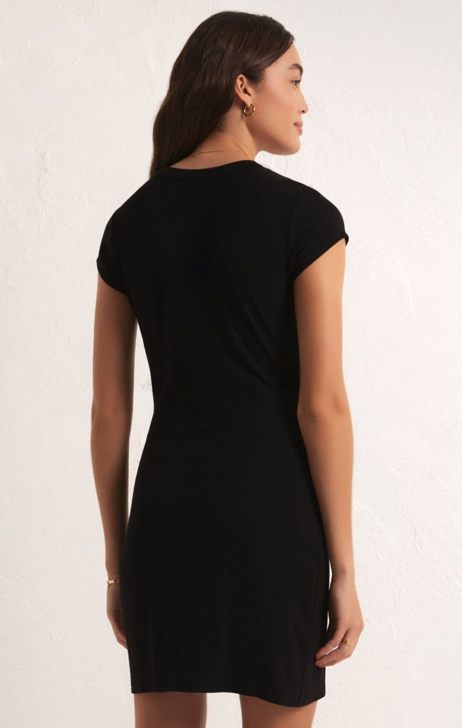 Women Z Supply Casual | Muse Mini Dress Black