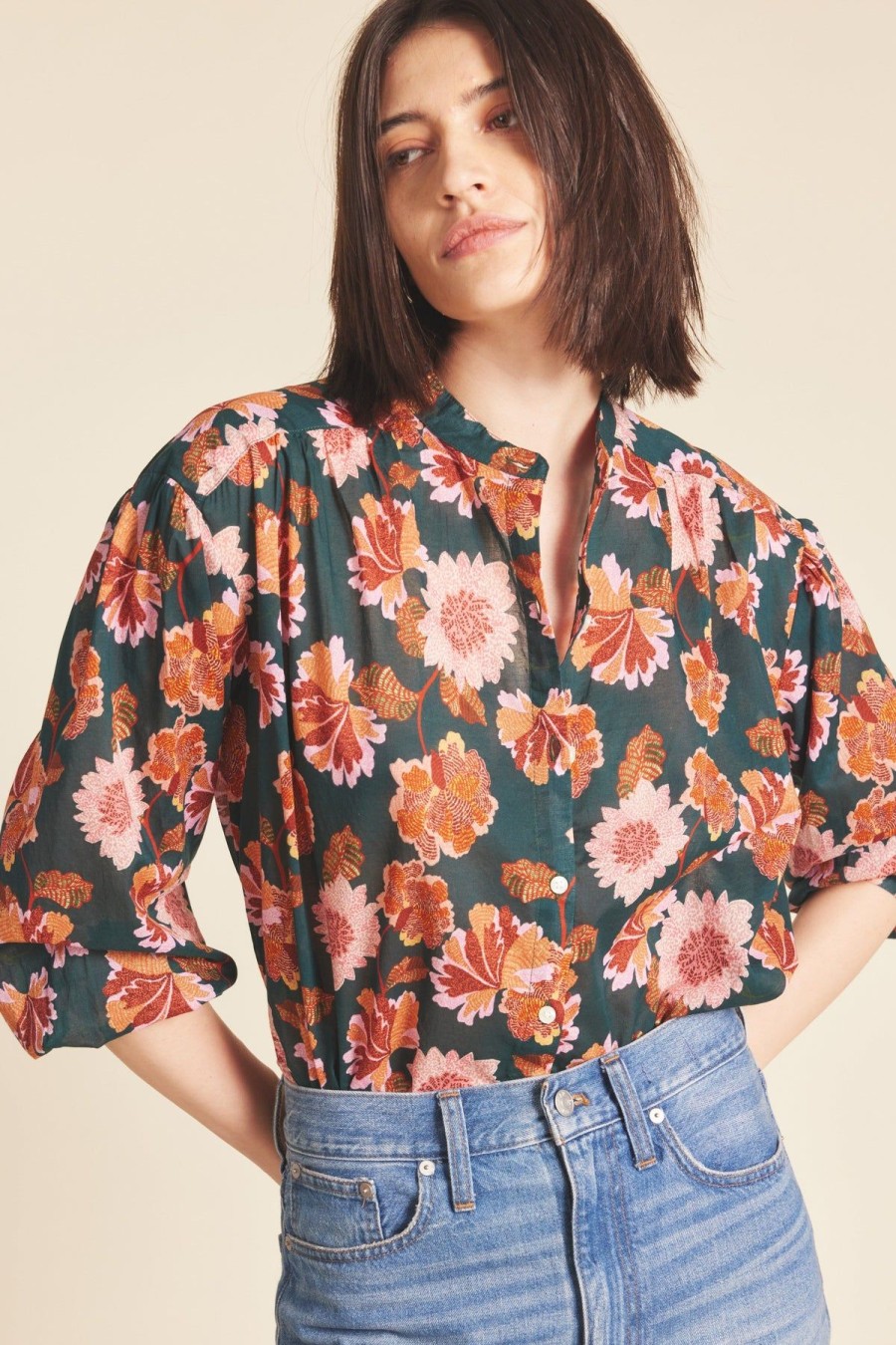 Women Trovata Shirts & Blouses | Lily Blouse Carnation