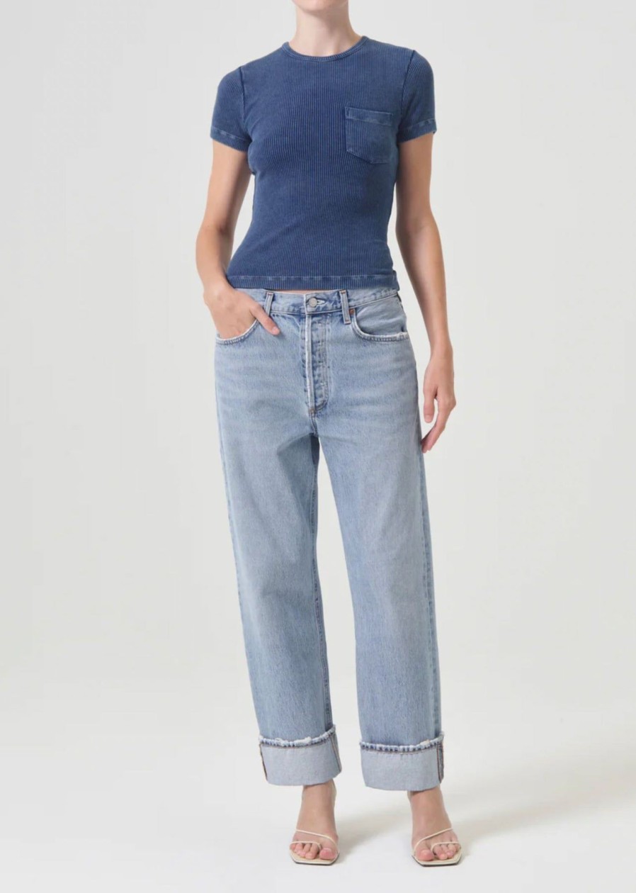 Women AGOLDE Denim | Fran Jean In Force