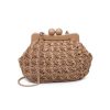 Women Uniquities Handbags | Naomi Clutch Tan