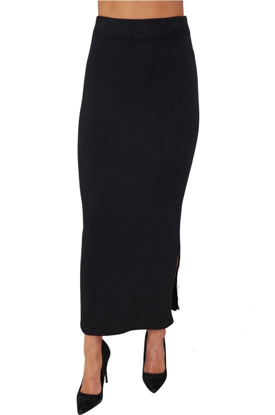 Women Kendall Lane Skirts | Jules Sweater Skirt Black