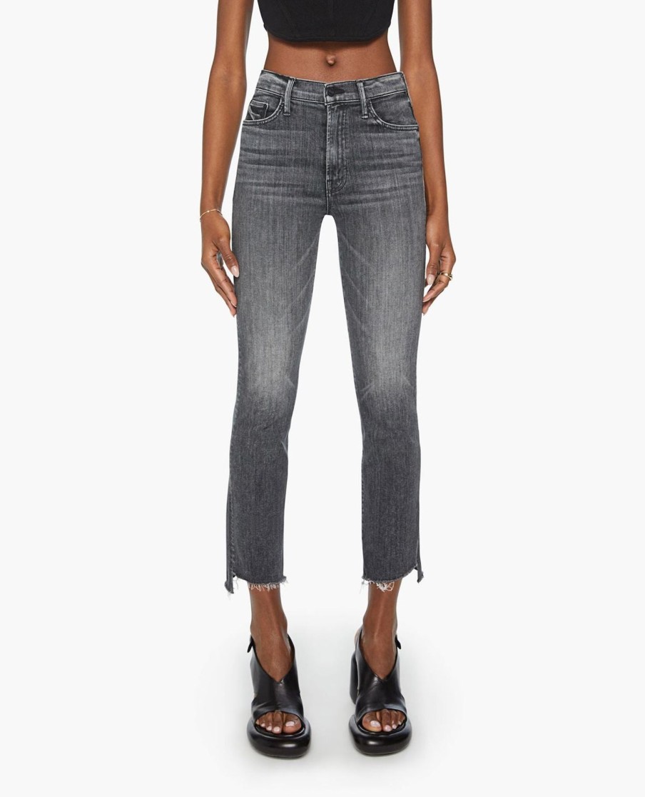 Women Mother Denim | Insider Crop Step Fray Save Your Soul