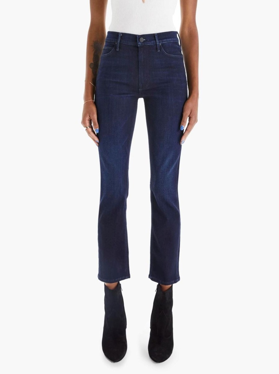 Women Mother Denim | Mid Rise Dazzler Ankle In Now Or Never