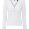 Women Veronica Beard Shirts & Blouses | Dekalb Top White