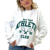 Women Uniquities | Not That Athletic Club Sweatshirt White