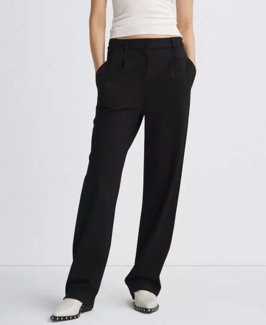 Women Rag & Bone Pants | Irina Ponte Trouser Black