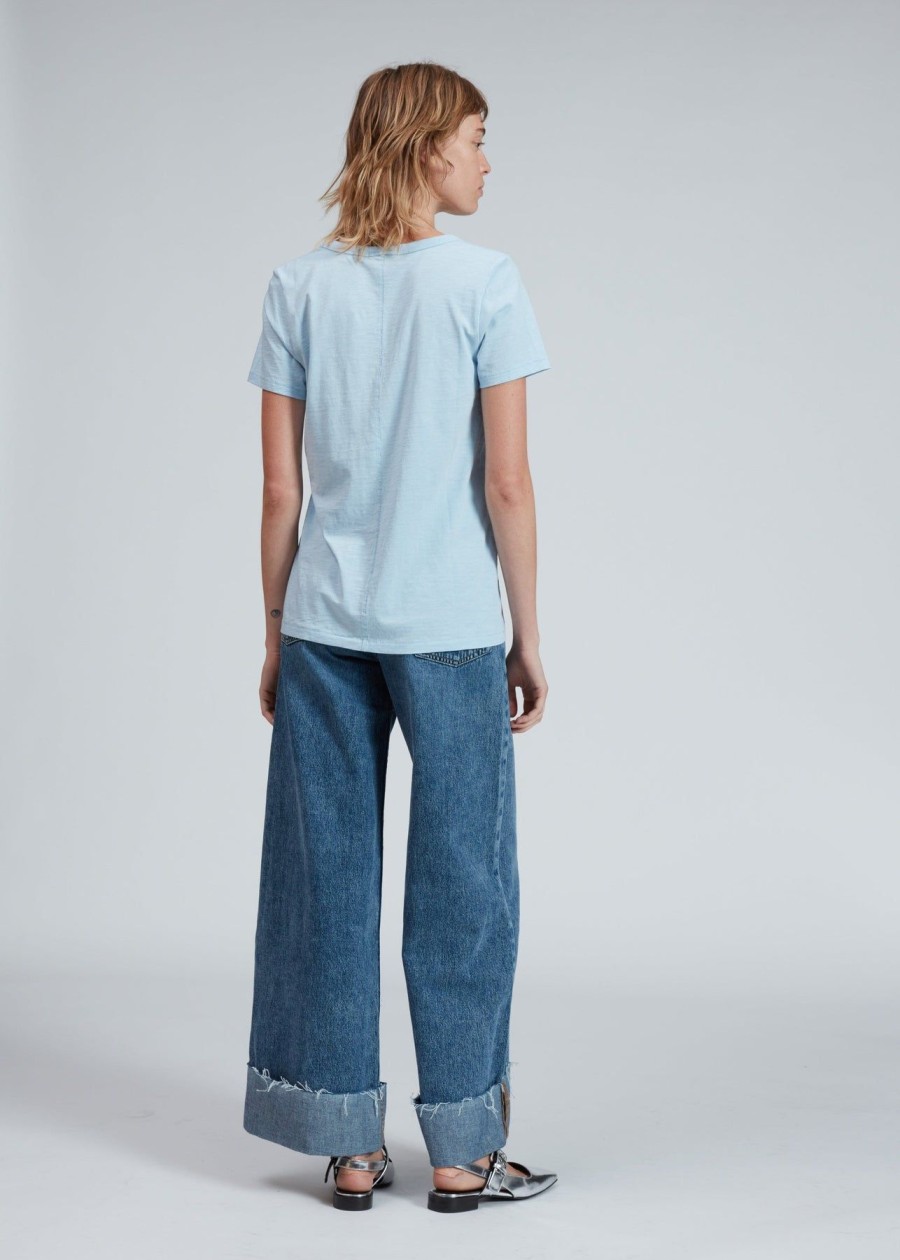 Women Rag & Bone Tees & Tanks | Slub Vee Raindrop