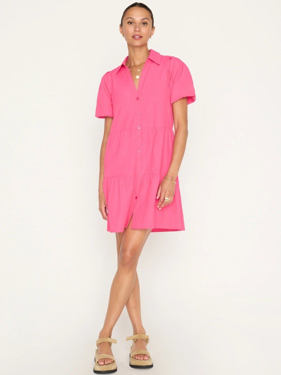 Women Brochu Walker Casual | Havana Mini Dress Hot Pink