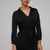 Women Bella Dahl Mini | Elastic Waist Tunic Dress Black