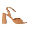 Women STAUD Sandals | Solange Heel Tan