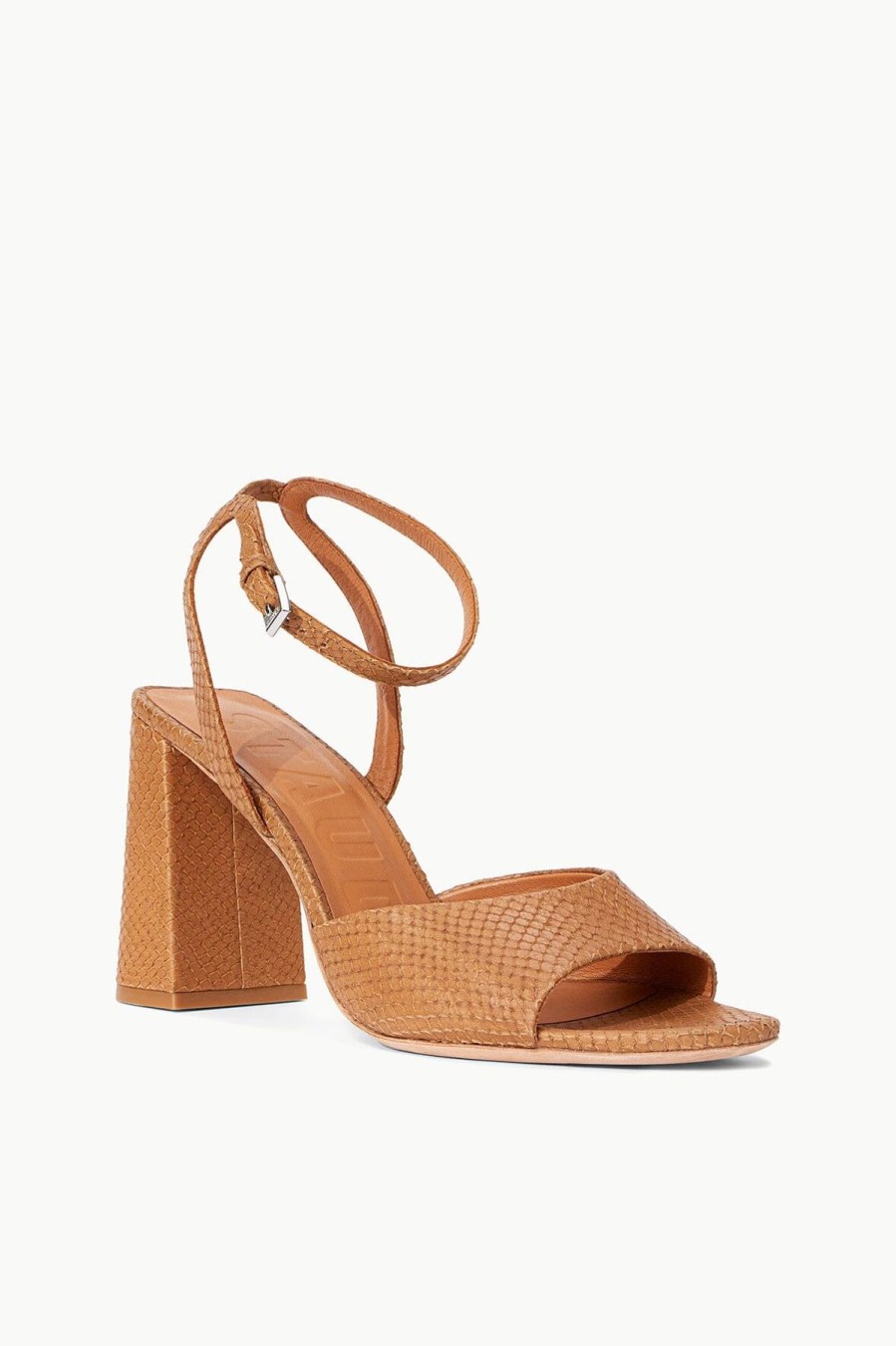 Women STAUD Sandals | Solange Heel Tan