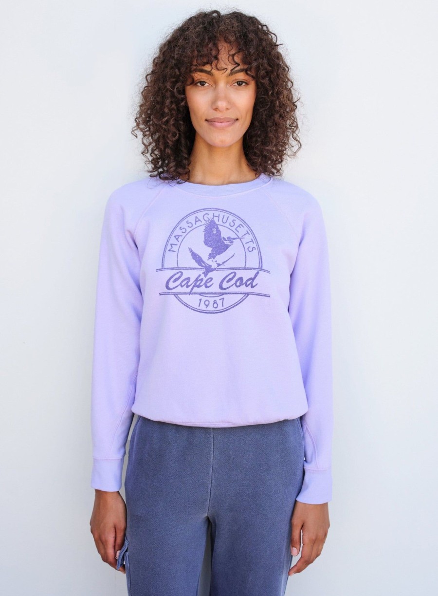 Women Sundry | 1987 Crew Sweatshirt Lilac