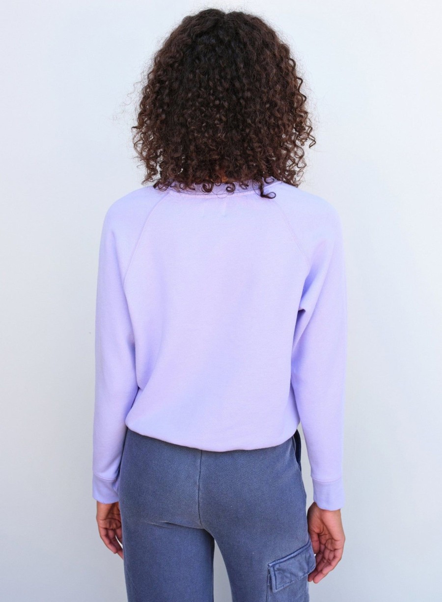 Women Sundry | 1987 Crew Sweatshirt Lilac