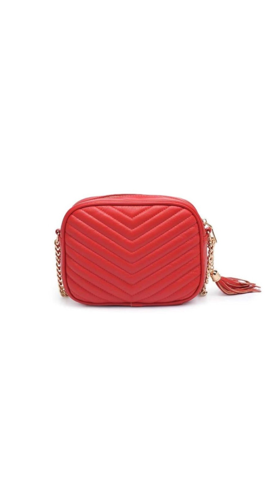 Women Uniquities Handbags | Elodie Crossbody Red