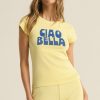 Women Z Supply | Ciao Cheeky Tee Pina Colada