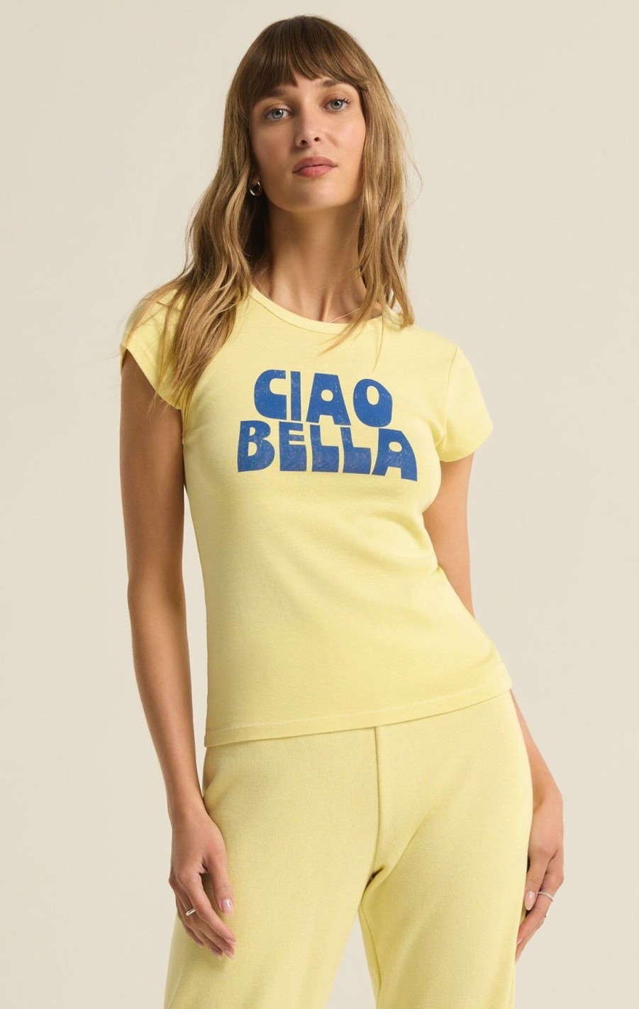 Women Z Supply | Ciao Cheeky Tee Pina Colada