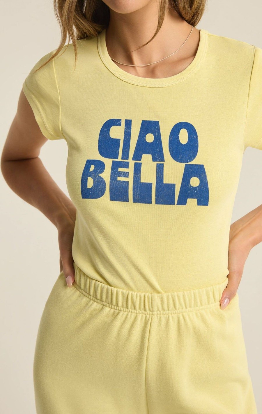 Women Z Supply | Ciao Cheeky Tee Pina Colada