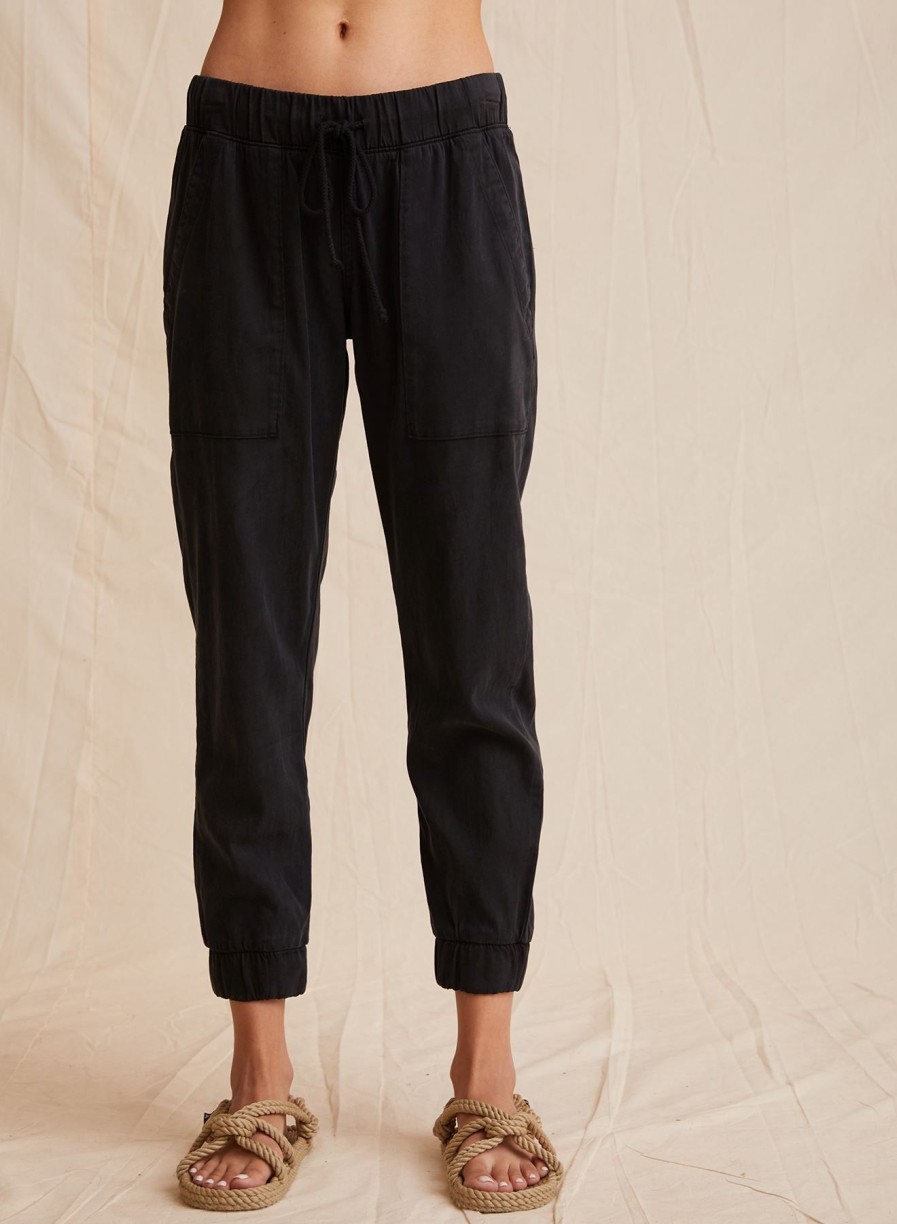 Women Bella Dahl Pants | Pocket Jogger Vintage Black