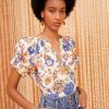 Women Ulla Johnson Shirts & Blouses | Naomi Top Magnolia