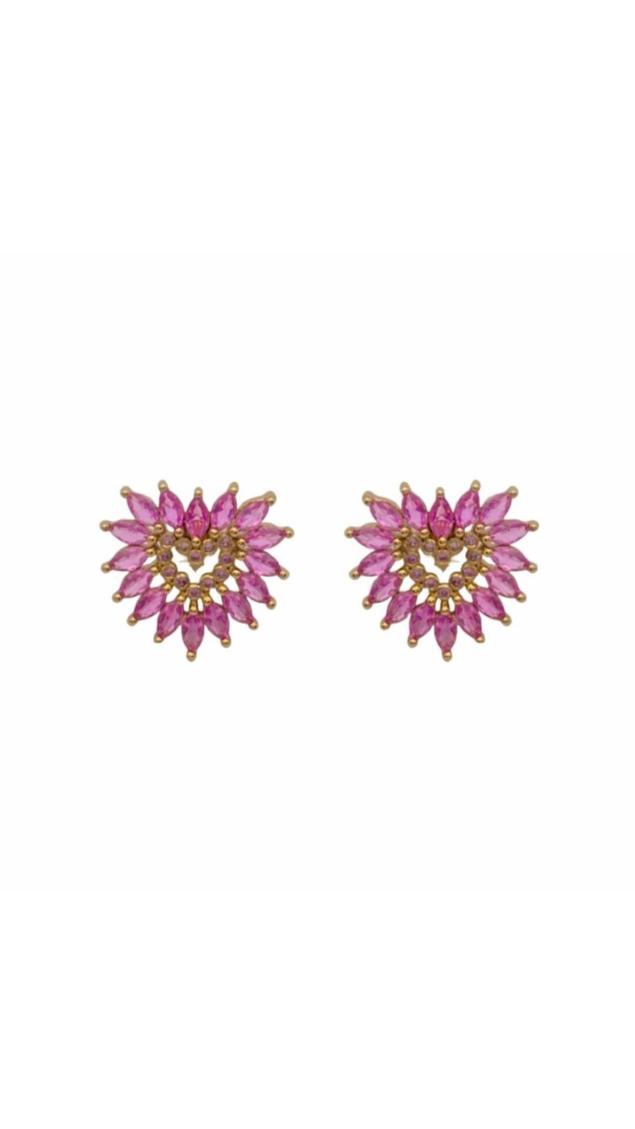 Women Mignonne Gavigan Earrings | Crystal Heart Studs