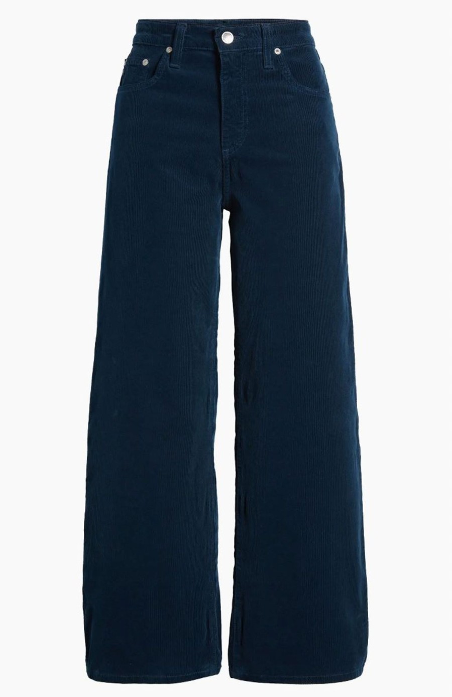 Women AG Adriano Goldschmied Denim | Saige Wide Leg Crop Jeans Velvet Atlantic Night