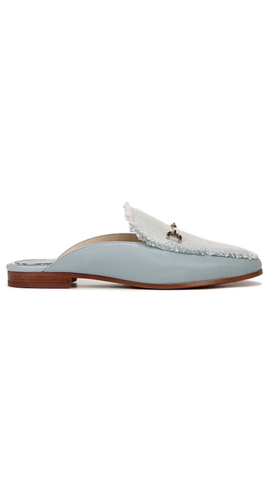 Women Sam Edelman Sandals | Linnie Fray Mule Robin Egg Blue