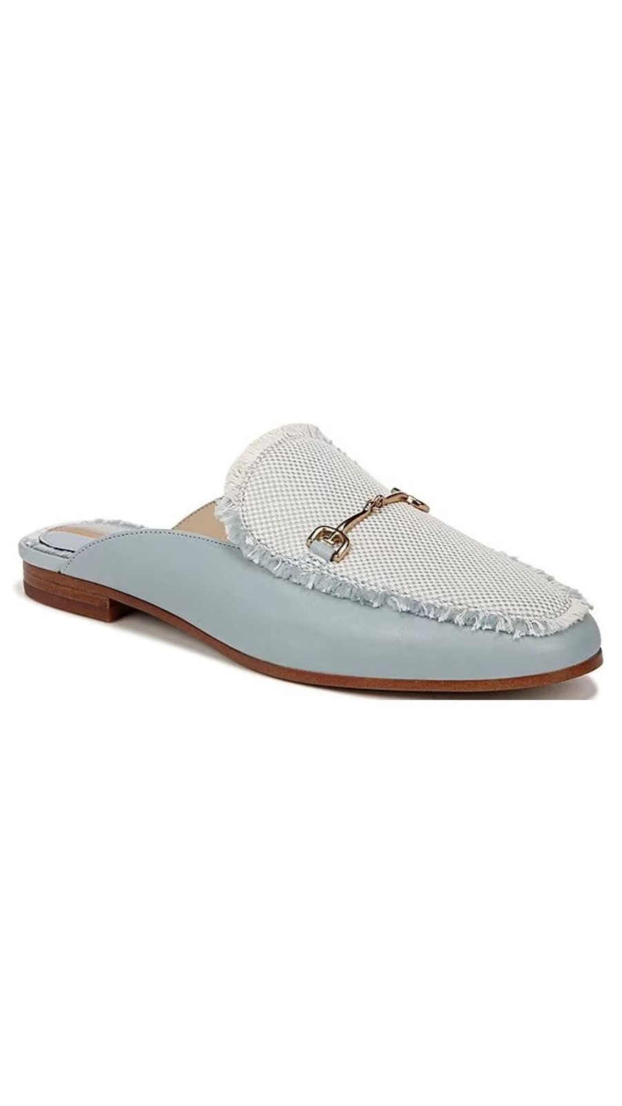 Women Sam Edelman Sandals | Linnie Fray Mule Robin Egg Blue