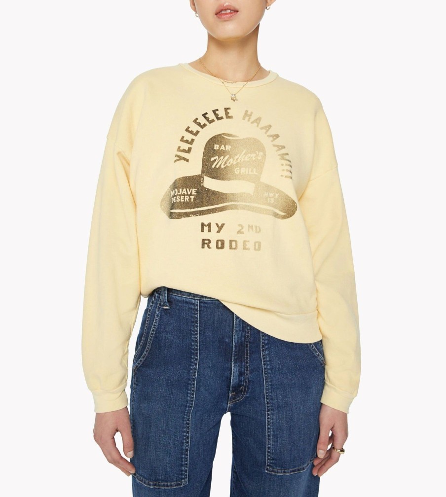 Women Mother | Drop Square Sweatshirt My Second Rodeo