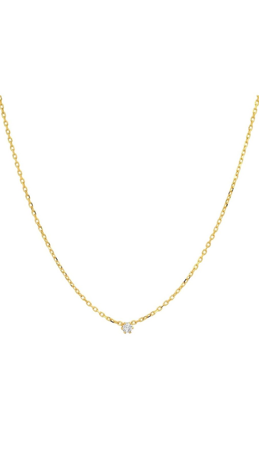 Women TAI Necklaces | Vermeil Chain Necklace With Simple Accent