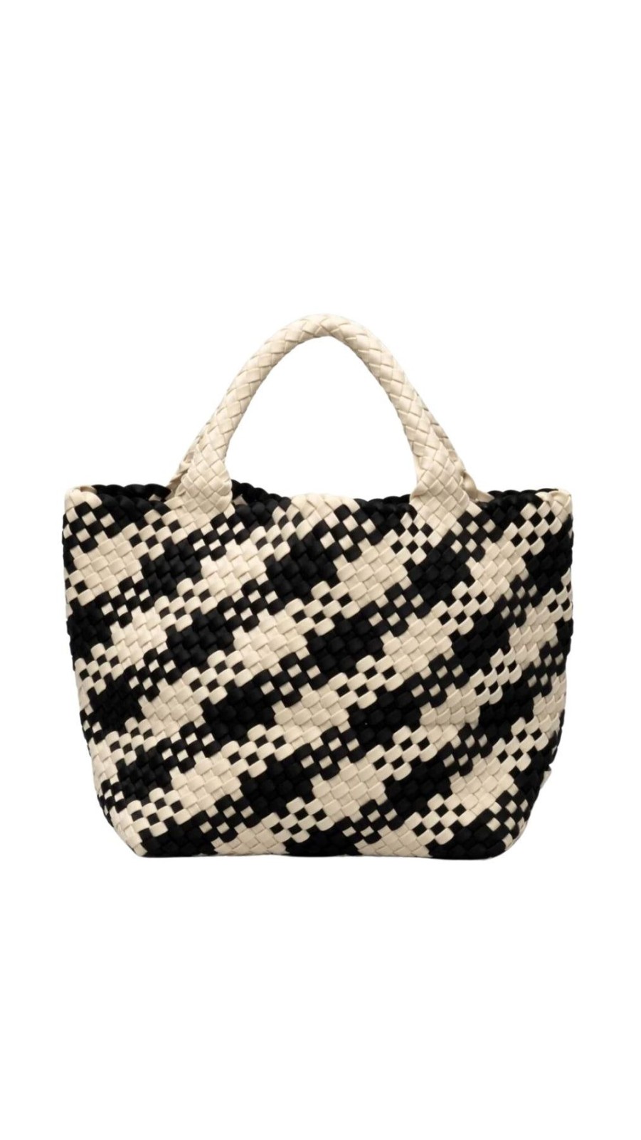 Women Naghedi Handbags | St. Barths Medium Plaid Tote Corsica