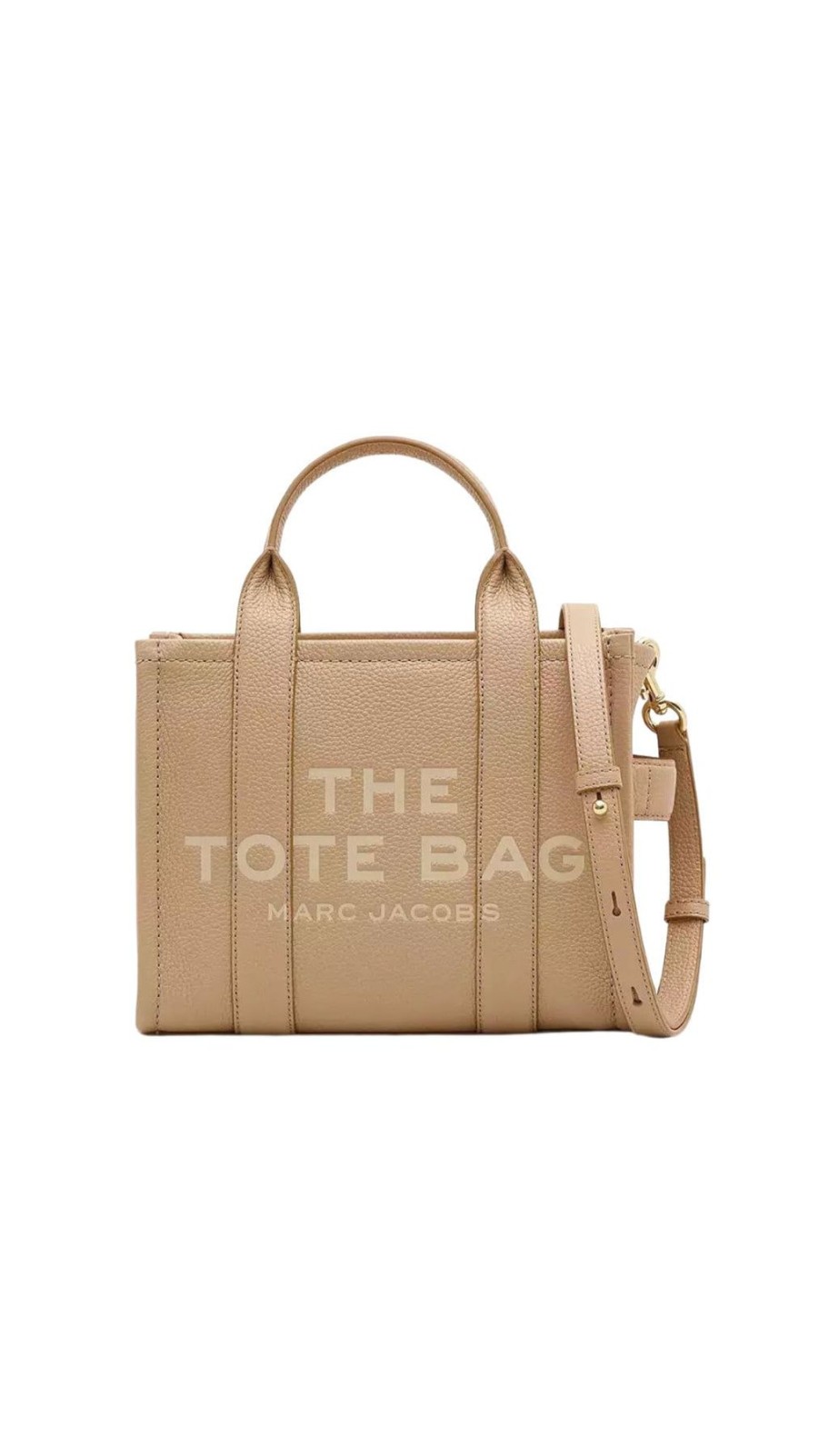 Women Marc Jacobs Handbags | The Small Leather Tote Bag Camel